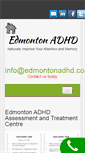 Mobile Screenshot of edmontonadhd.com